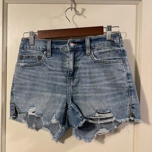 Aerie Daydream Distressed Denim Short